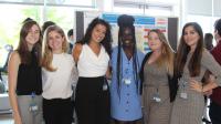 Research collaborators during poster session